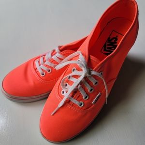 Neon Pink Authentic Vans